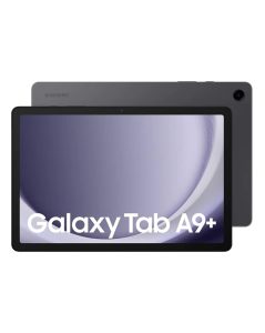 samsung galaxy tab a9+ graphite front and back landscape